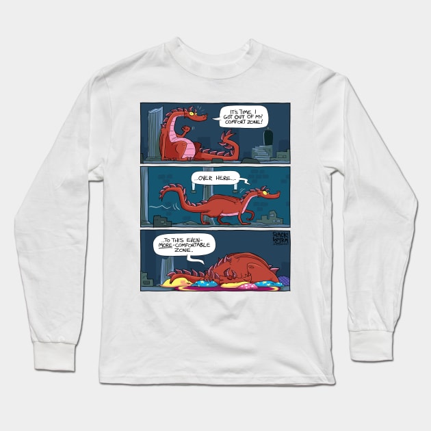 Comfort zone Long Sleeve T-Shirt by Slack Wyrm